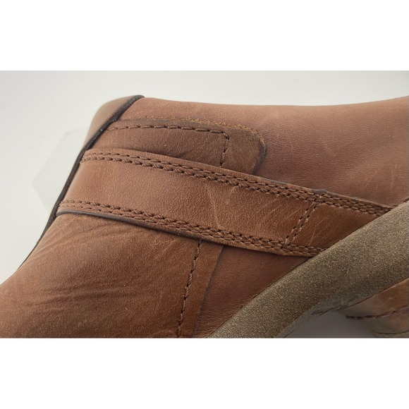 Merrell Dassie Stitch Brown Leather Comfort Clogs Slip On Women's 9 EU40 - Picture 15 of 16